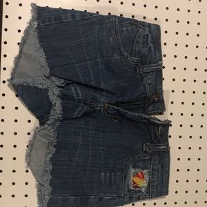 Dollhouse jean shorts